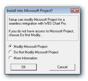 wbs chart pro project is not installed wbs chart pro project is not installed
